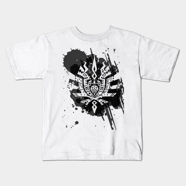 MH4U - BLACK Kids T-Shirt by MinosArt